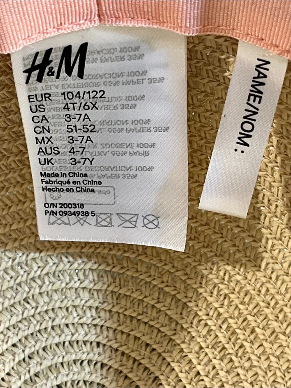 H&M cute straw